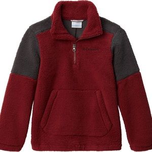 Columbia Boy's Rugged Ridge III Sherpa 1/2 Zip Pullover